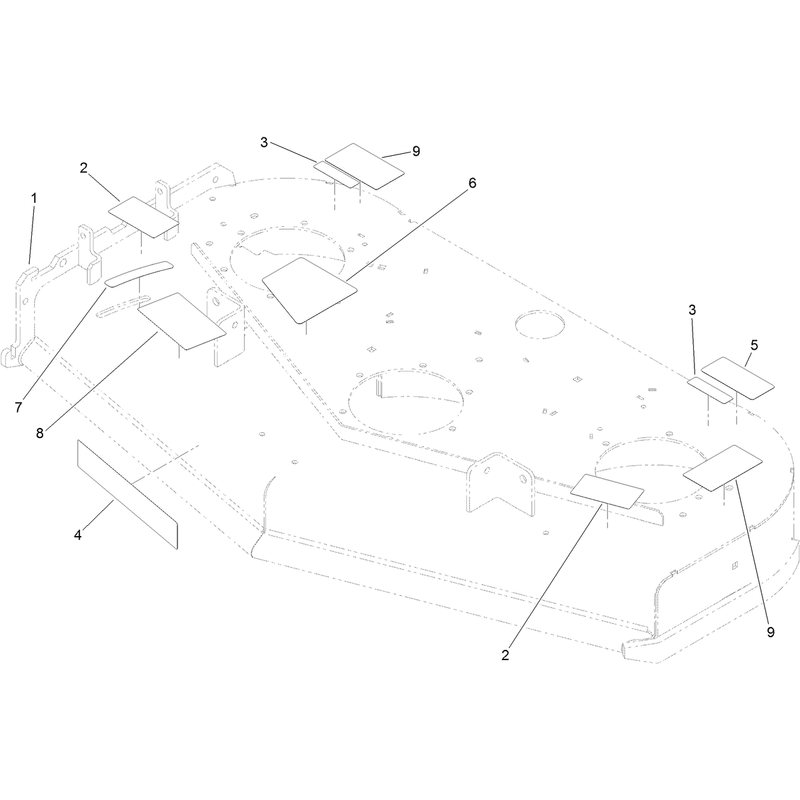 Deck Decal Assembly No. 120-6401