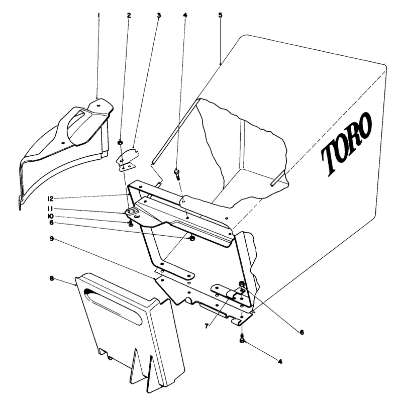 Grass Bag Assembly Model 20506 and 20696