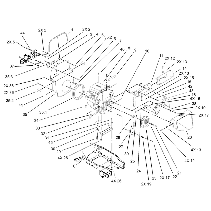 Air Cooled Engine Assembly
