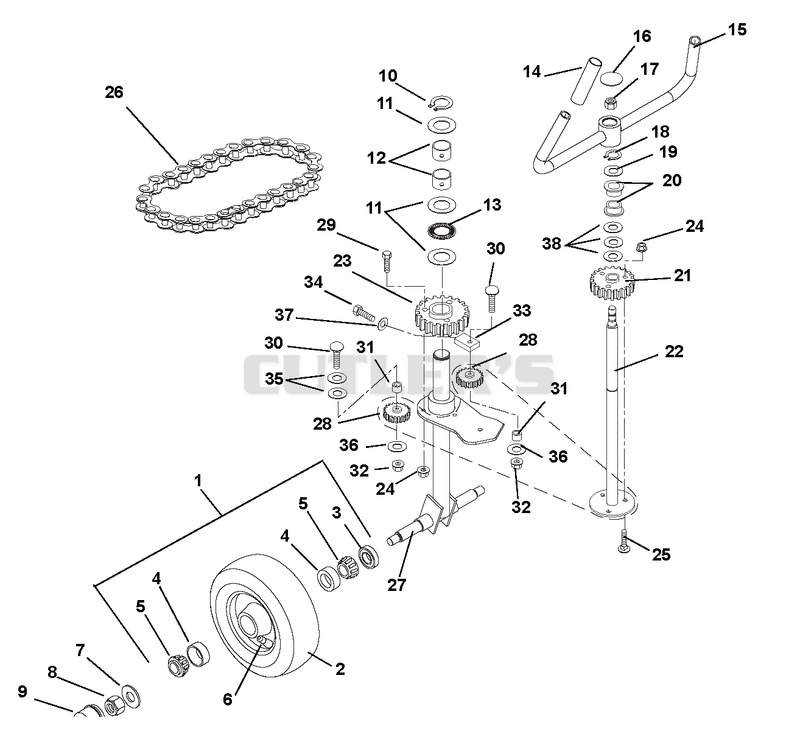Steering, and Rear Wheels