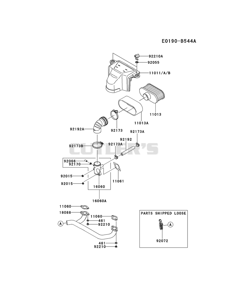 AIR-FILTER/MUFFLER(CS13-ES13)