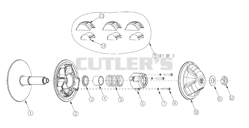 Drive Belt - Driver Pulley