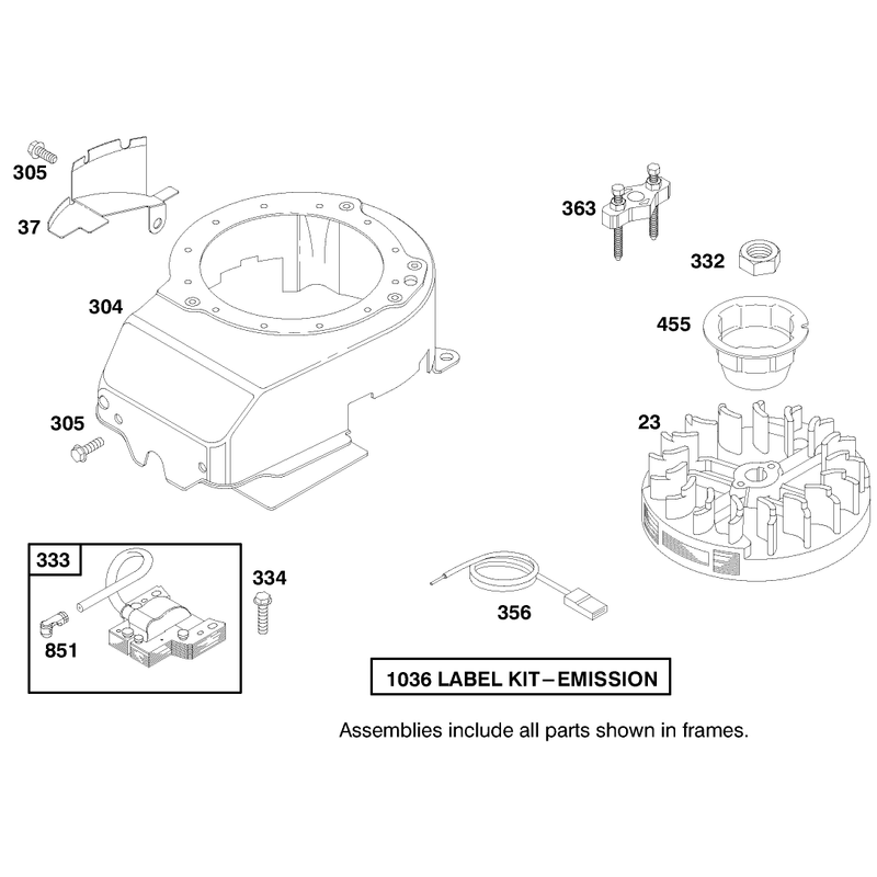 Engine Briggs and Stratton Model 127802-1761-E1