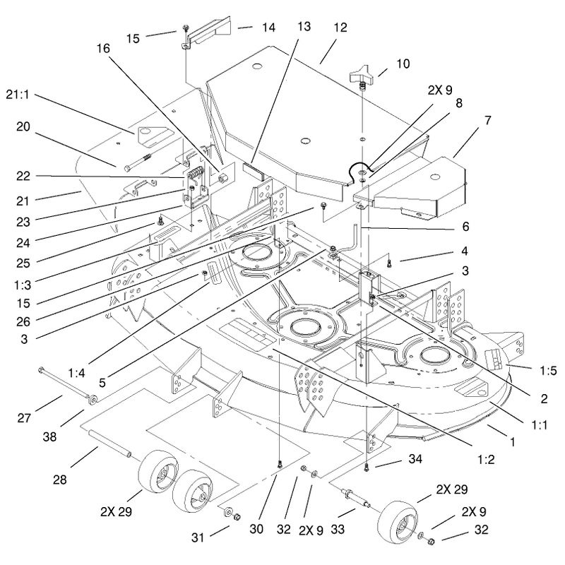 Deck and Cover Assembly