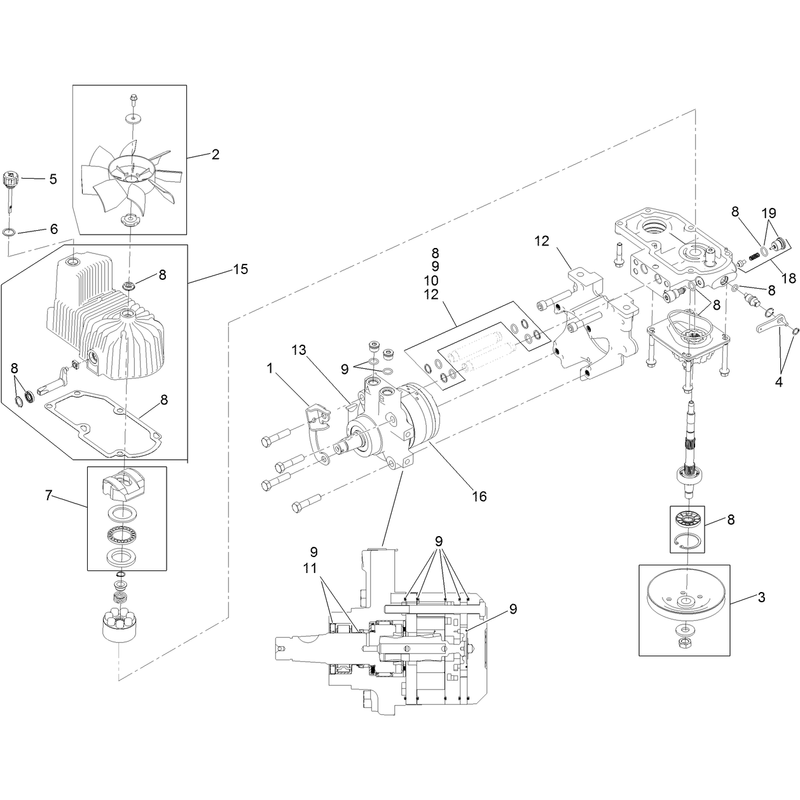 RH Hydro Assembly No. 116-6412