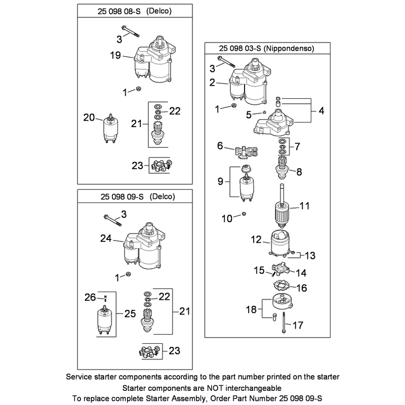 Starter Assembly  Kohler CV730-3118