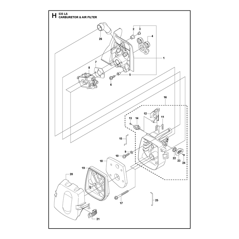 CARBURETOR AND AIR FILTER