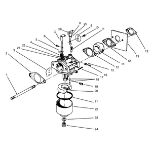 Carburetor Assembly Model No 47pp3-3