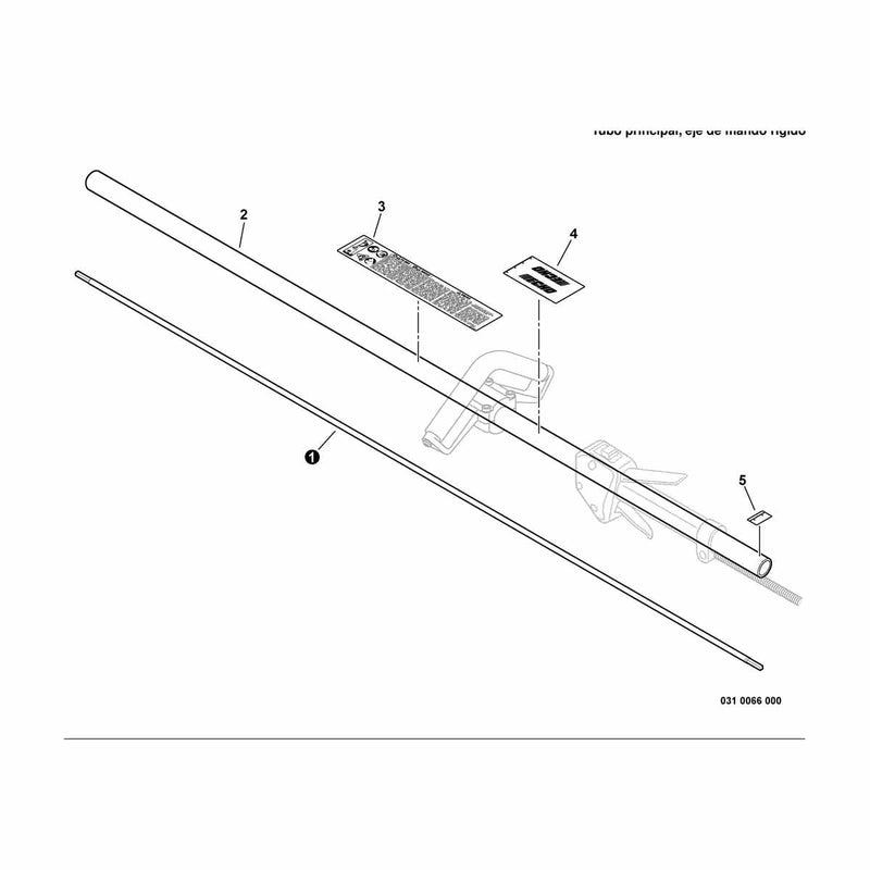 Main Pipe, Solid Driveshaft