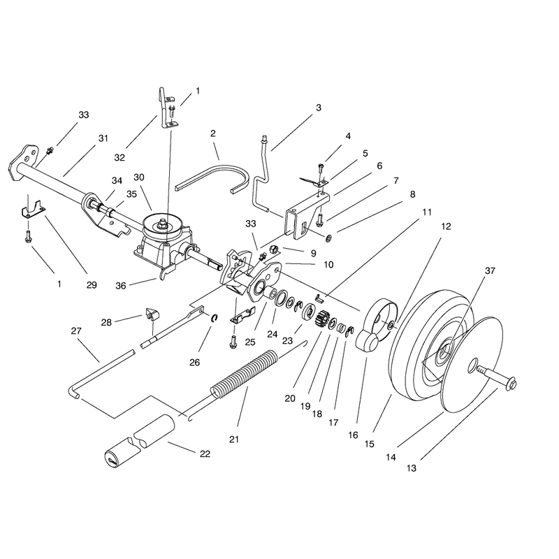 Rear Axle Assembly