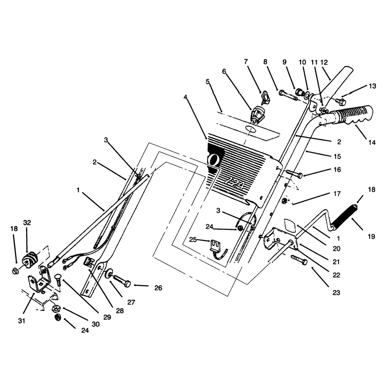 Handle Assembly Left Side