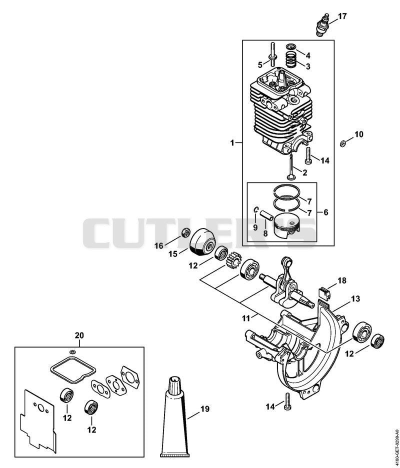 Cylinder, Engine pan