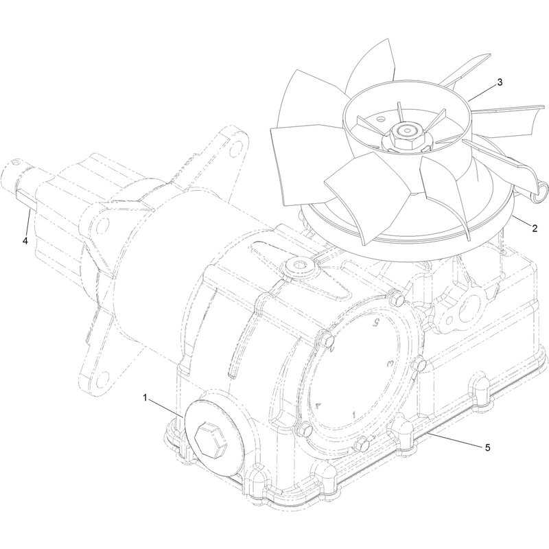 LH Hydro Transaxle Assembly No 132-8802