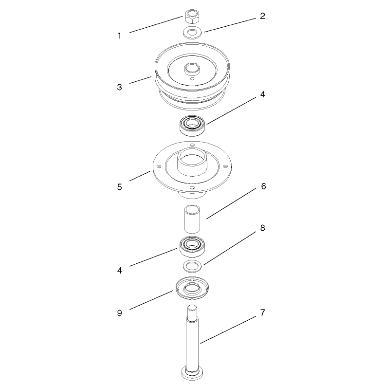 Spindle Housing Assembly No 104-6314
