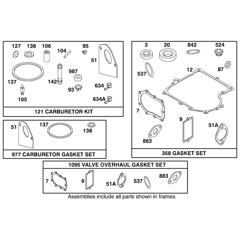Engine Briggs and Stratton Model 28m707-1182-E1