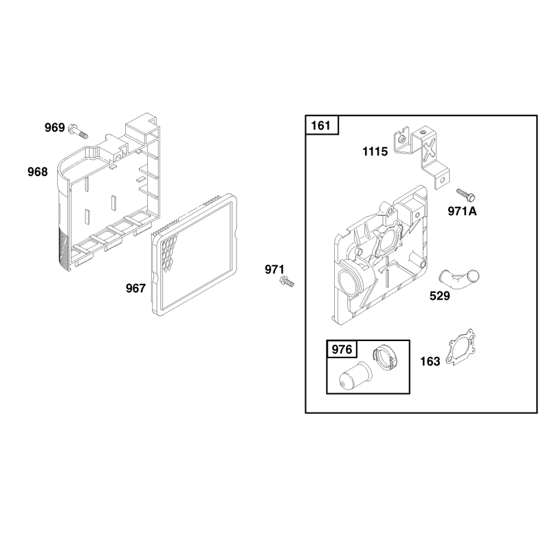 Engine Briggs and Stratton Model 12f802-1767-E1