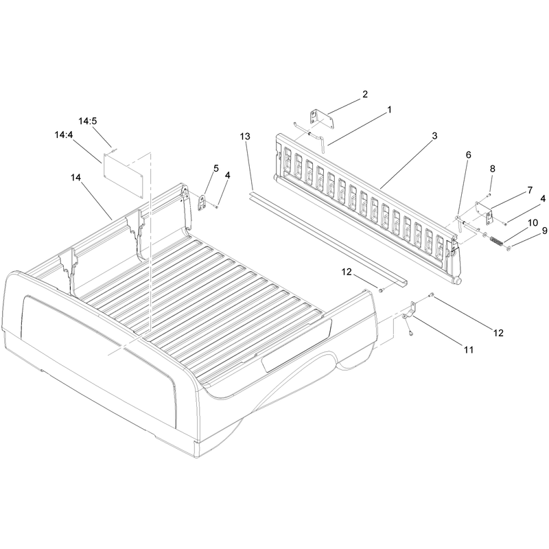 Box and Tailgate Assembly