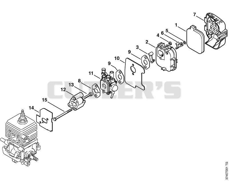 Air filter, Carburetor
