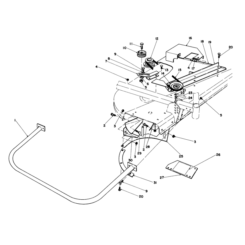 Grass Collection System Model No 30557 Continued for Cutting Unit Model 30555