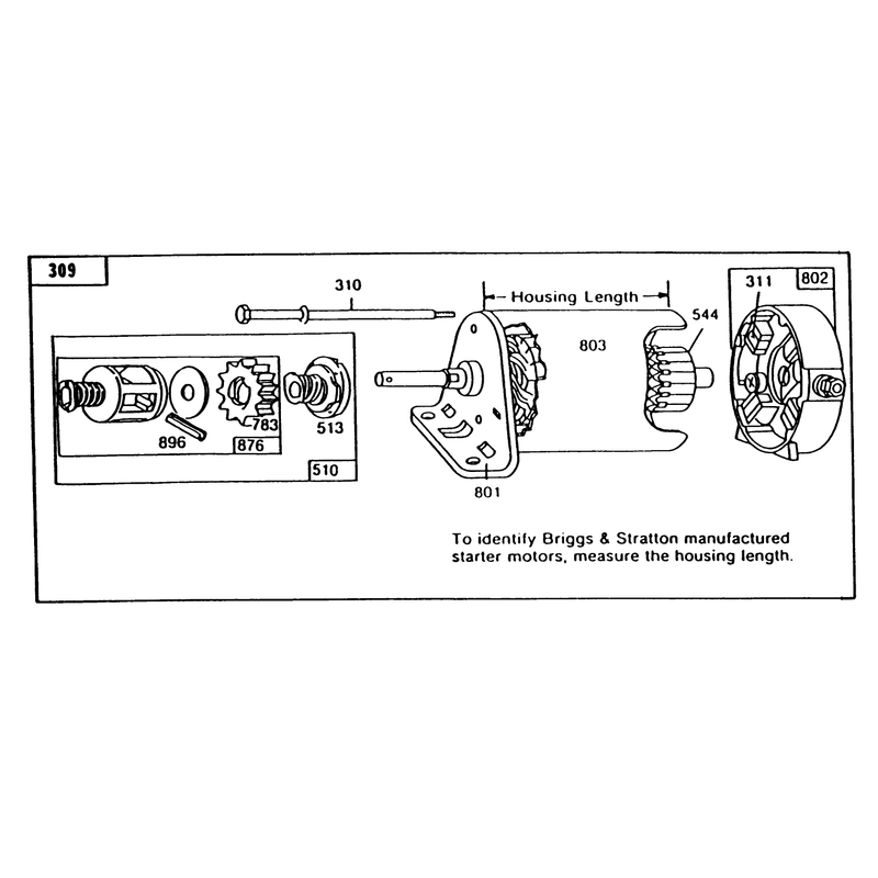 Engine Briggs & Stratton Model 253707-0157-01