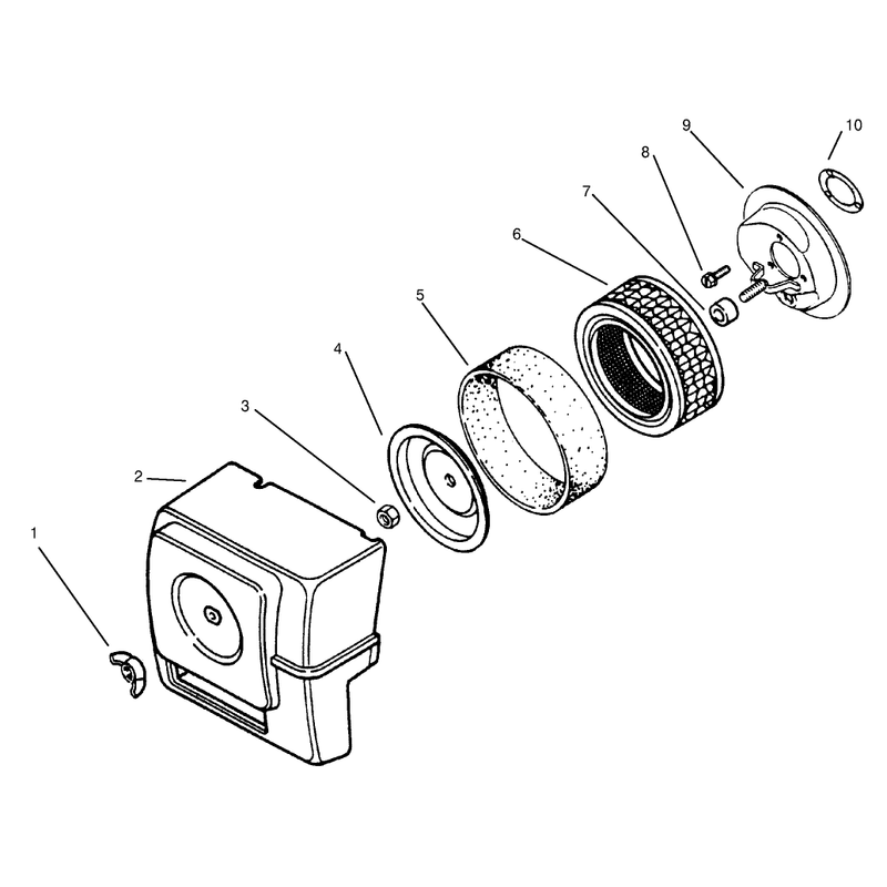 Air Cleaner Kohler Model Ms14s-Ts601559