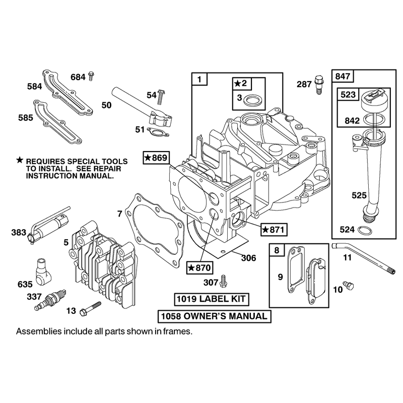 Engine Briggs and Stratton Model 12j802-2369-B1