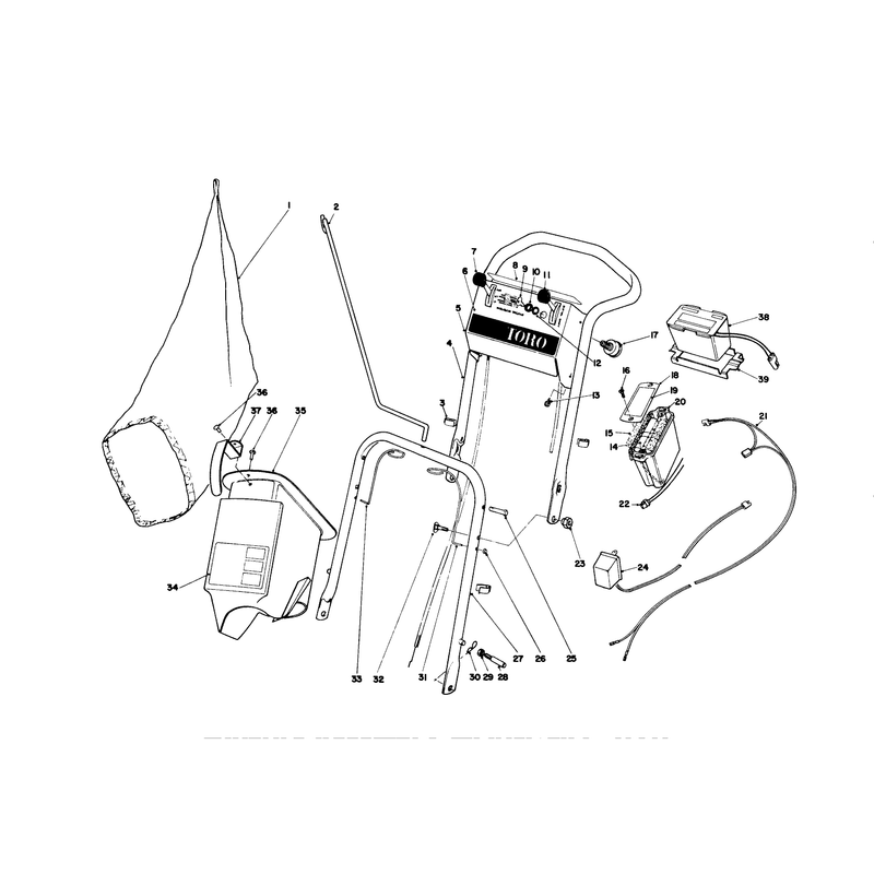 Handle Assembly Model No 21711