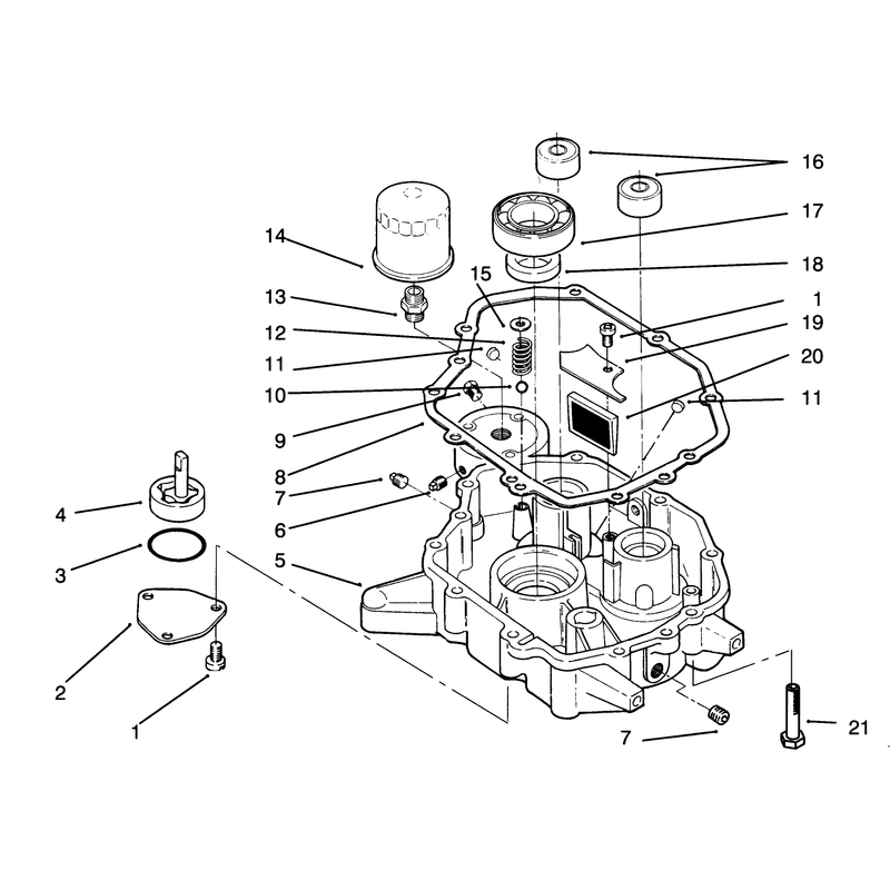 Oil Base and Pump Assembly