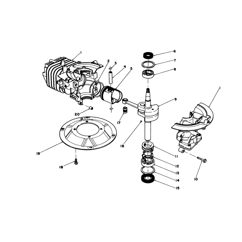 Crankshaft Assembly Model No 47ph7