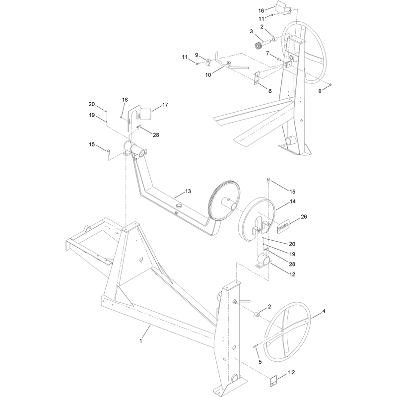 Frame and Yoke Assembly