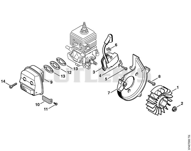 Ignition system, Muffler