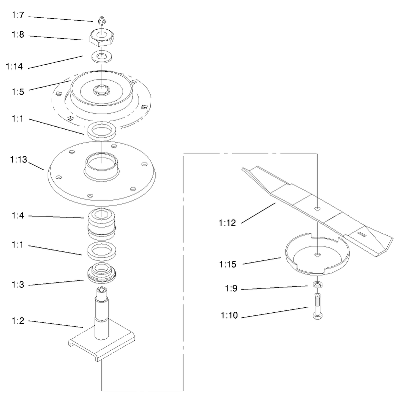 Spindle Housing Assembly No 27-0870