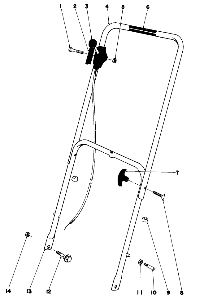 Handle Assembly Model 16009 And 16113