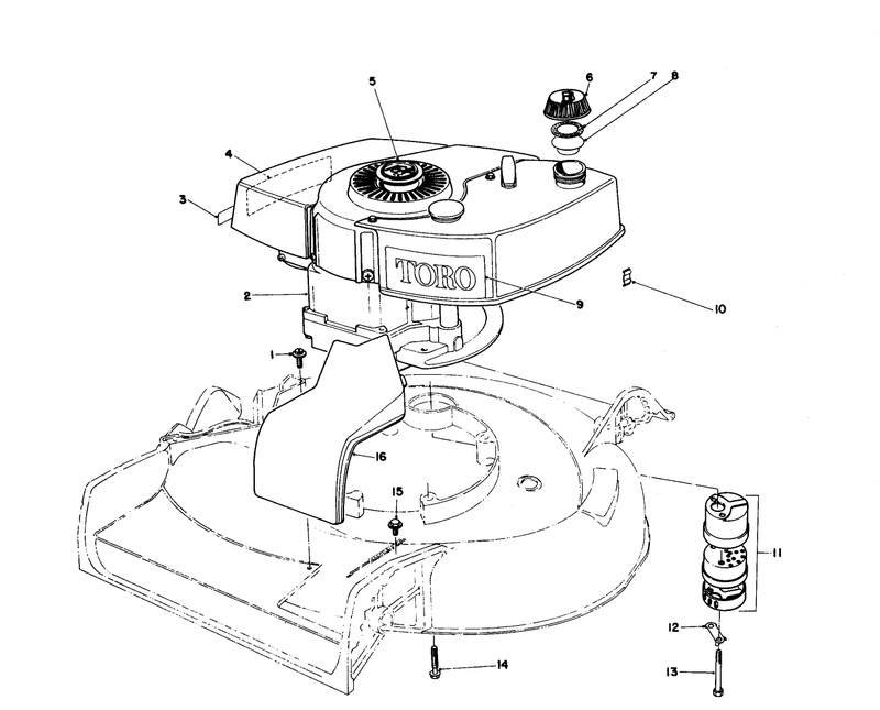 Engine Assembly Model 16297
