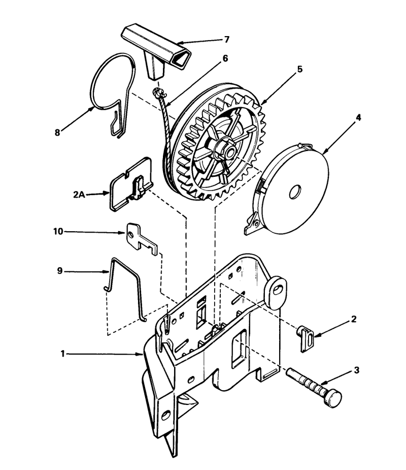 Rewind Starter No 590531