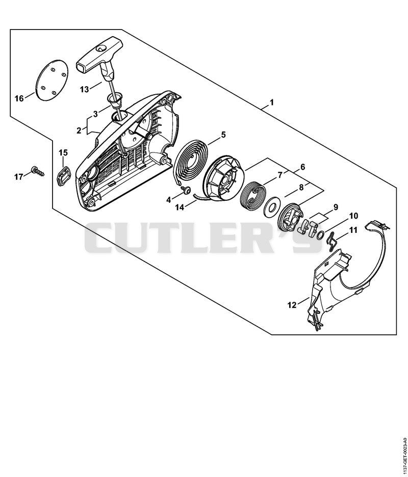 Rewind starter ErgoStart/Easy2Start