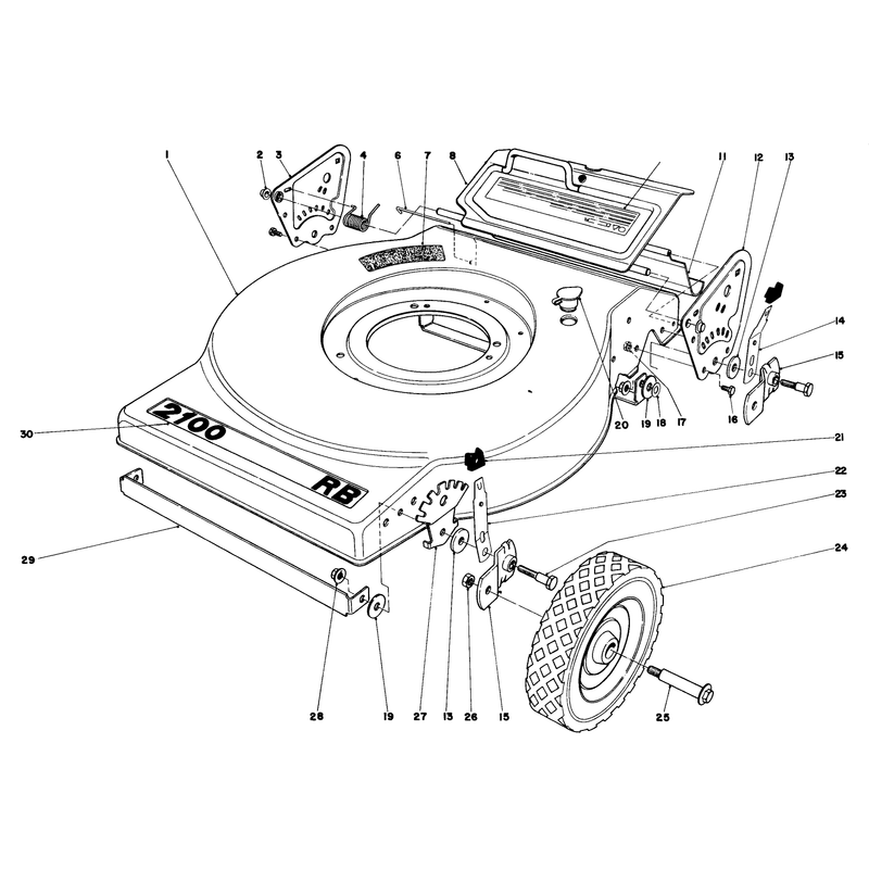 Mower Housing Model No 16930