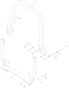 Roll Over Protection System Assembly No 161-3495