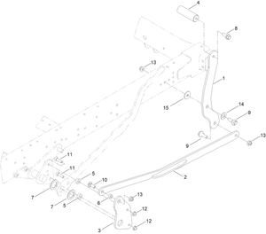 Toro 161-4527 Deck Footlift Assist Kit Parts Diagram