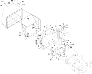 Toro 161-6831 Grandstand Hdm 3BUSHEL Soft Bagger Parts Diagram