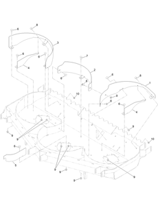 60in or 152cm Recycler Kit Assembly No 161-9805