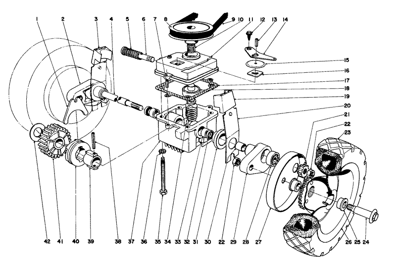 Gear Case Assembly Model No 16222