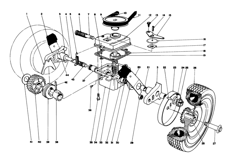 Gear Box Assembly Model 16287