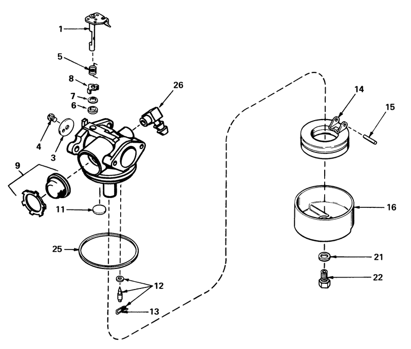 Carburetor No 632050