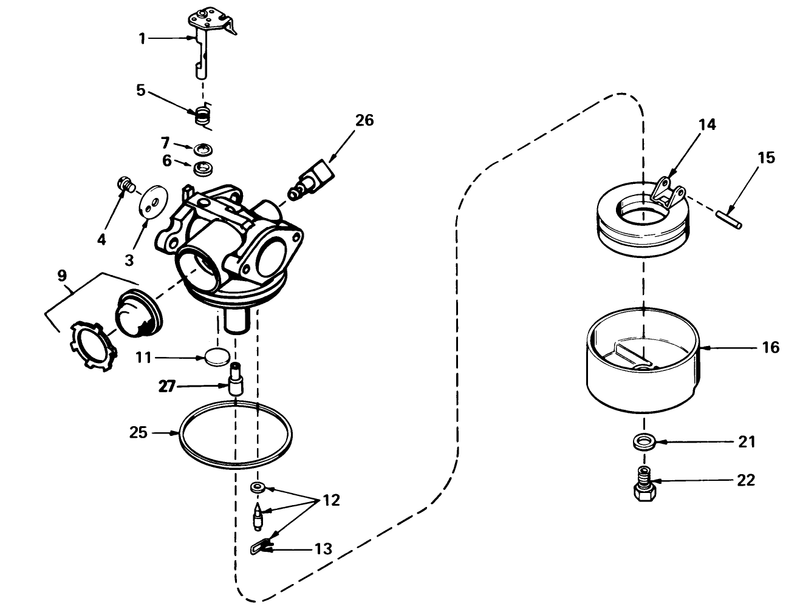 Carburetor No 632050a
