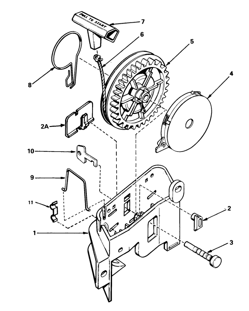 Rewind Starter No 590531