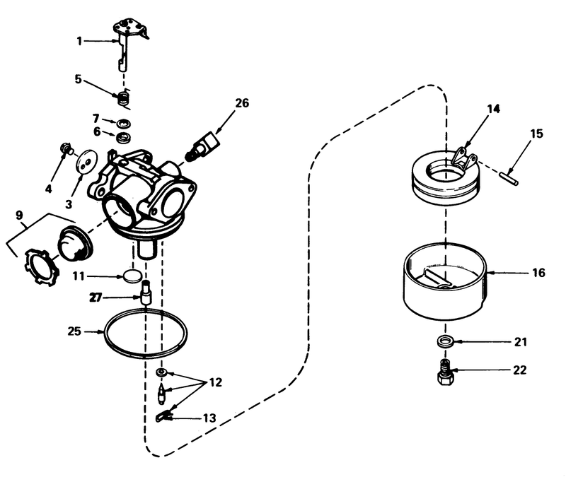 Carburetor No 632050a