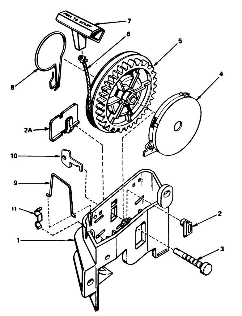 Rewind Starter No 590531
