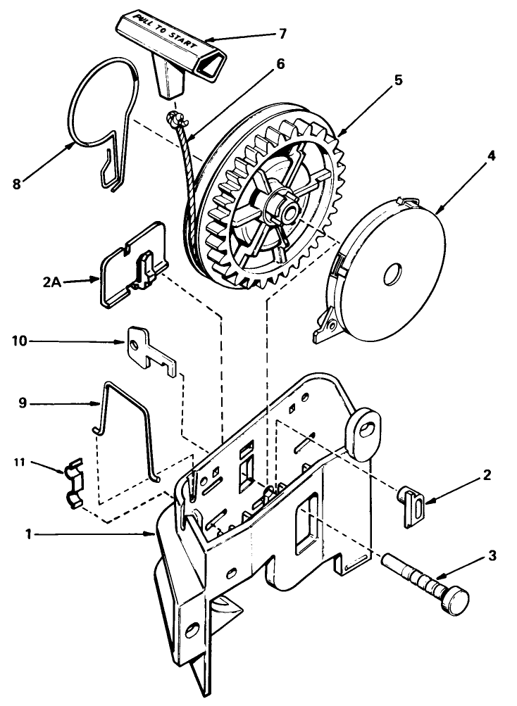 Rewind Starter No 590531