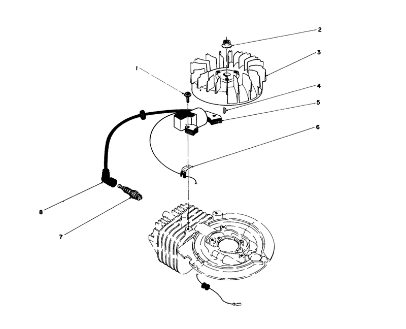 Flywheel and Magneto Assembly